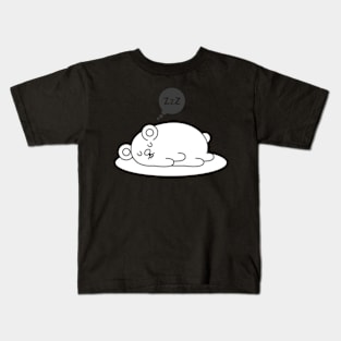 most likely to take a nap Sticker Kids T-Shirt